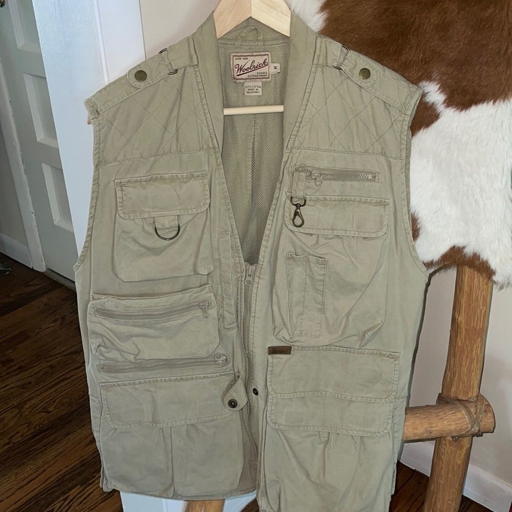 Woolrich Tan Fishing Vest